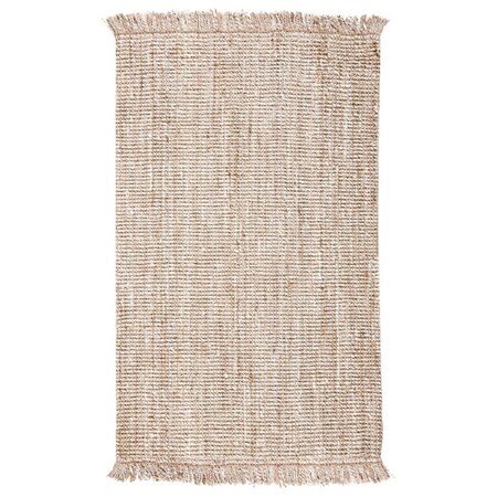 Safavieh 4 x 6 ft. Natural Fiber Hand Woven Rectangle Area Rug, Grey & Beige NF825F-4